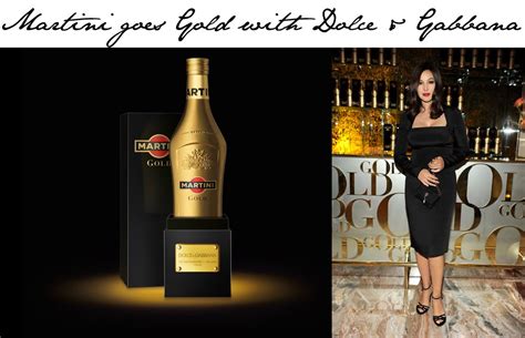 Dolce & Gabbana Martini Gold Ad with Monica Bellucci